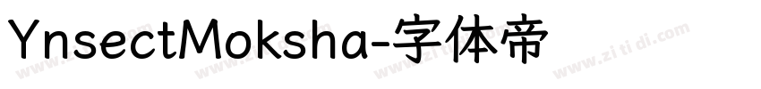YnsectMoksha字体转换