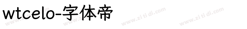 wtcelo字体转换