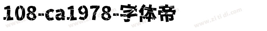 108-ca1978字体转换