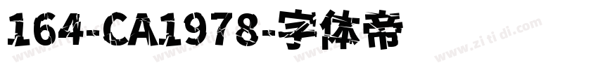 164-CA1978字体转换