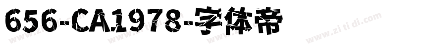 656-CA1978字体转换