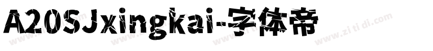 A20SJxingkai字体转换