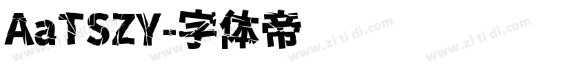 AaTSZY字体转换