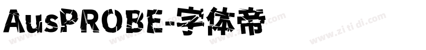 AusPROBE字体转换