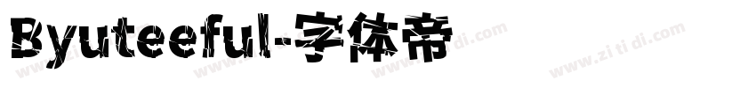 Byuteeful字体转换