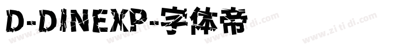 D-DINEXP字体转换
