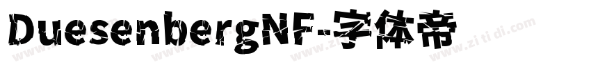 DuesenbergNF字体转换
