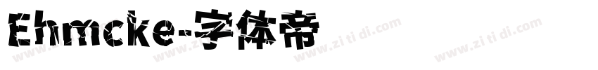 Ehmcke字体转换