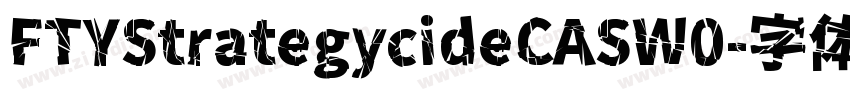 FTYStrategycideCASW0字体转换