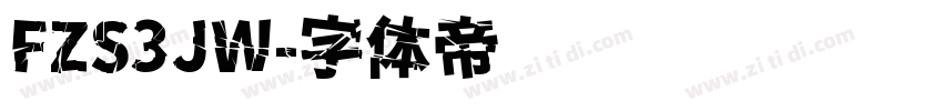 FZS3JW字体转换