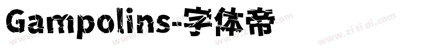 Gampolins字体转换