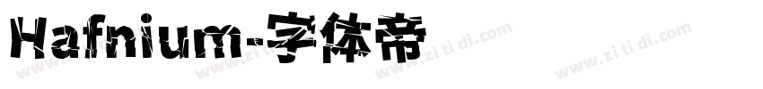 Hafnium字体转换