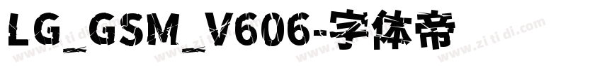 LG_GSM_V606字体转换