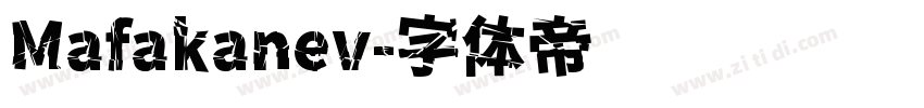 Mafakanev字体转换