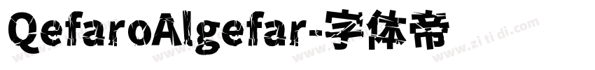 QefaroAlgefar字体转换