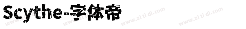 Scythe字体转换