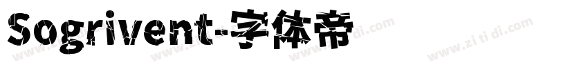 Sogrivent字体转换