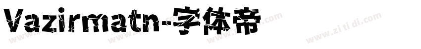 Vazirmatn字体转换