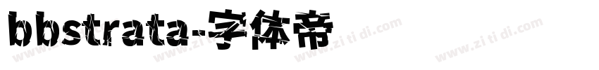 bbstrata字体转换