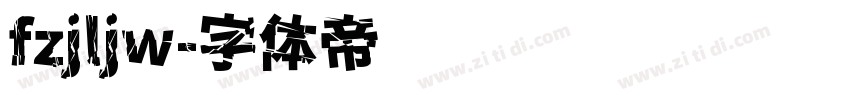 fzjljw字体转换