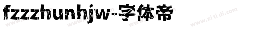 fzzzhunhjw字体转换