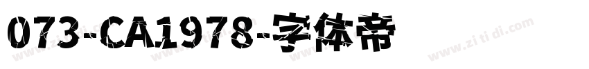 073-CA1978字体转换