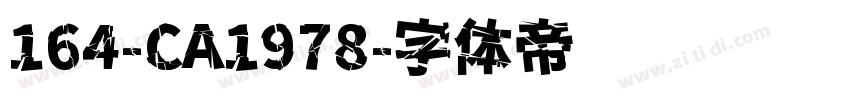 164-CA1978字体转换