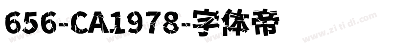 656-CA1978字体转换