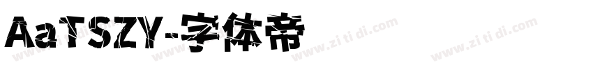 AaTSZY字体转换