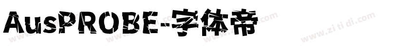 AusPROBE字体转换