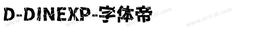 D-DINEXP字体转换