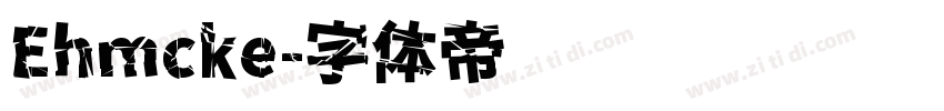 Ehmcke字体转换