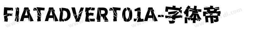 FIATADVERT01A字体转换
