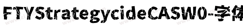 FTYStrategycideCASW0字体转换