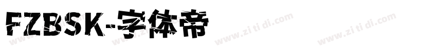 FZBSK字体转换