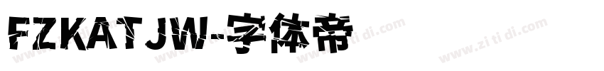 FZKATJW字体转换