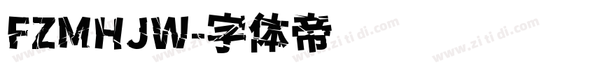 FZMHJW字体转换