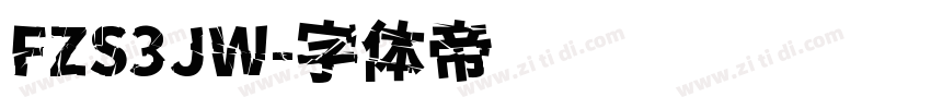 FZS3JW字体转换