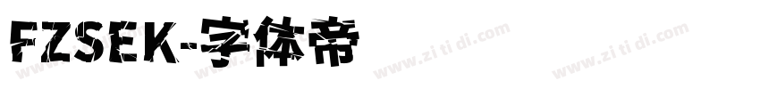 FZSEK字体转换