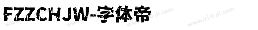 FZZCHJW字体转换
