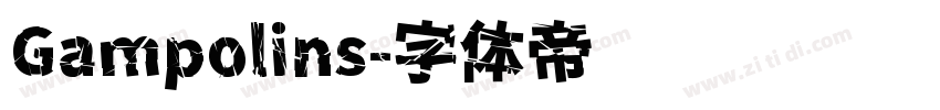 Gampolins字体转换