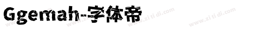 Ggemah字体转换
