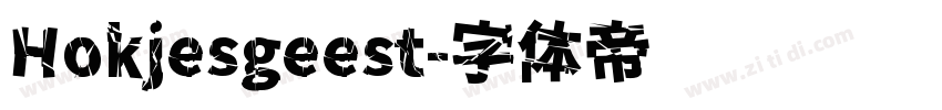 Hokjesgeest字体转换