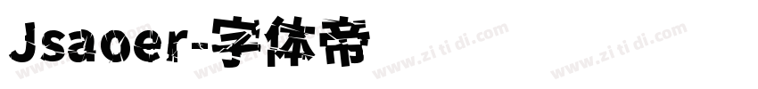Jsaoer字体转换