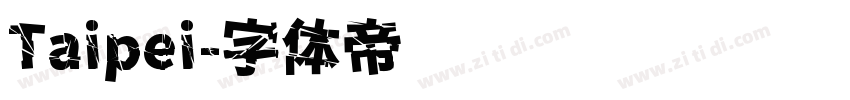 Taipei字体转换