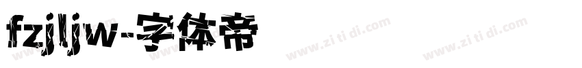 fzjljw字体转换