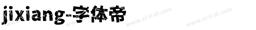 jixiang字体转换