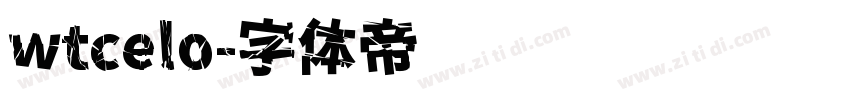 wtcelo字体转换