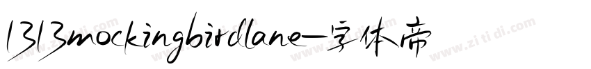 1313mockingbirdlane字体转换