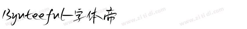 Byuteeful字体转换